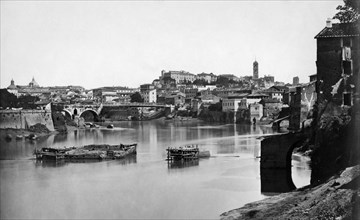 Italy. rome. ponte emilio. 1911