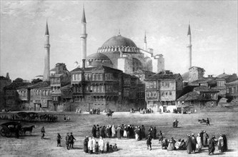 Turkey. Istanbul. Basilica of Saint Sofia Sofia. 1930-40