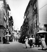 Corso italia. arezzo. tuscany. italy. 1930-40