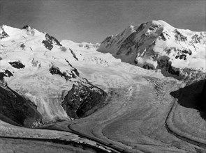 Rhone Glacier. Switzerland. 1908