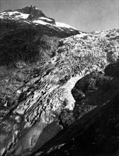 Rhone Glacier. Switzerland. 1908