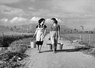 Two Peasants. Battipaglia. 1952