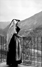 Typical Costume. Pettorano Sul Gizio. Abruzzo. Italy 1954