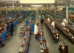 Console Assembly Department. 1960