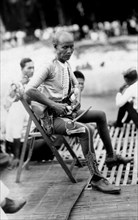 Asia. Philippines. Chief Fighter Moro In Typical Costume. 1930-40