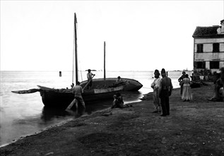 Fishermen. San Pietro In Volta. Venice 1900-10