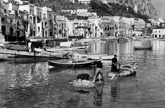 Marina Grande. Capri Island. Campania. Italy 1940-50