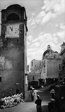 Piazza Umberto I. Capri Island. Campania. Italy 1930