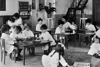 Montessori Kindergarten. Naples 1920-30