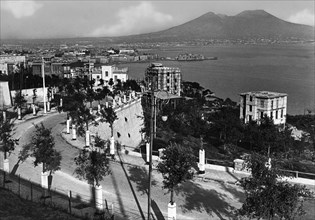 Italy. Campania. Napoli. Street Construction. 1920-1930