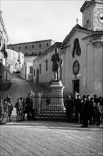 Scialoja Square. Procida. Campania. Italy 1930-40