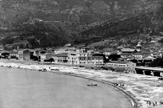 Panorama. Sapri. Campania. Italy 1920-30