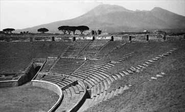 Italy. Campania. Pompei. Stadium. 1940