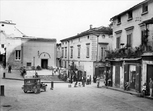 Italy. Campania. Teano. Piazza Umberto I. 1920
