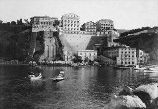 Italy. Campania. Sorrento View From The Sea. 1910