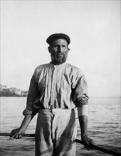 Fisherman. Lipari Island. Aeolian Islands. Sicily. Italy 1909