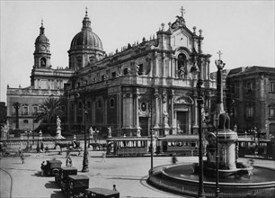 Dome. Catania. Sicily. Italy 1910