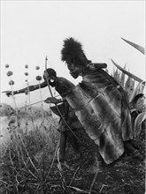 Africa. Kenya. Indigenous Hunting With Bow And Arrow. 1930