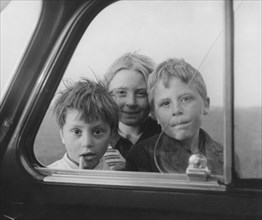 Children Looking At Camera. 1963