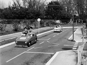Road Training. Eur. Rome. 1966