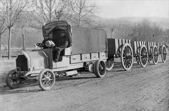 Trailer Truck. 1920-30