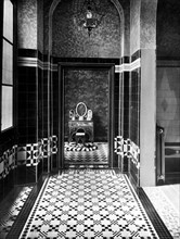 Hotel. Toilet With Oriental Decorations. 1920