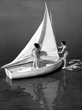 Sailboat With Pirelli Hull. 1961