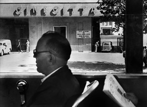 Rome. The Entrance To Cinecittà. 1950