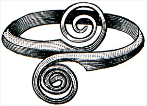 Greek bronze ring.