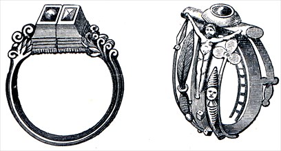 Wedding rings of Martin Luther and Katharina von Boras.