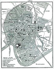Plan of Krakow.