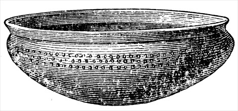 Bronze bowl.