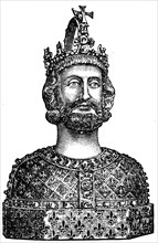 Bust of Charlemagne.