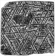 Structure of the meteorite, Vidmanshtet's figures.