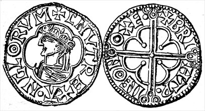 Penny of Danuta king of England, Oxford.