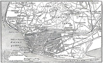 Plan of Le Havre.