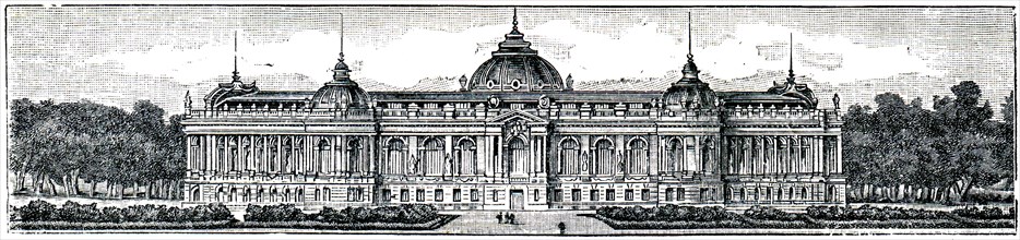 Small Palace of Art - Petit Palais des Beaux-Arts on the Champs Elysees, Paris.