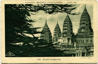 Edition Braun and Cie shows Angkor Temple.
