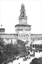 Milan. Sforzesco Castle. 1904