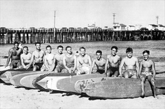 40's photography at the surf museum in santa cruz.