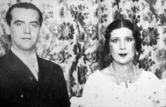 Federico Garcia Lorca and the dancer choreographer encarnacion lopez julvez, la argentinita.