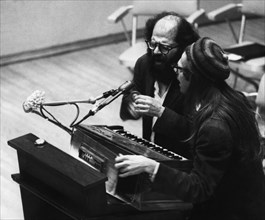 Allen Ginsberg with Peter Orlovsky.