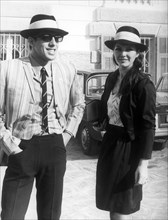 Adriano Celentano and Claudia Mori.