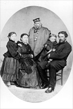 Giuseppe Garibaldi In Caprera Family Picture.