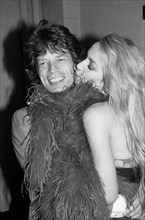 Mick Jagger and Jerry Hall.