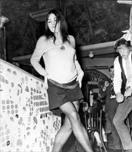 Young Woman Dancing In A Club In London.