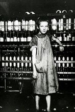 Addie Card, Anaemic Little Spinner In North Pownal Cotton Mill.