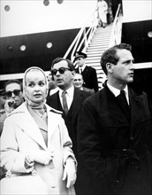 Paul Newman and Joan Woodward.