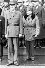 Charles De Gaulle With Marshal Alphonse Juin.