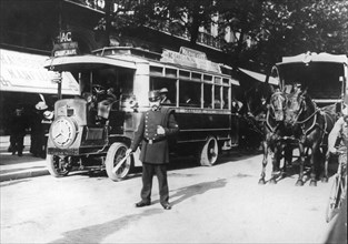 Coaches And The First Bus To Paris.